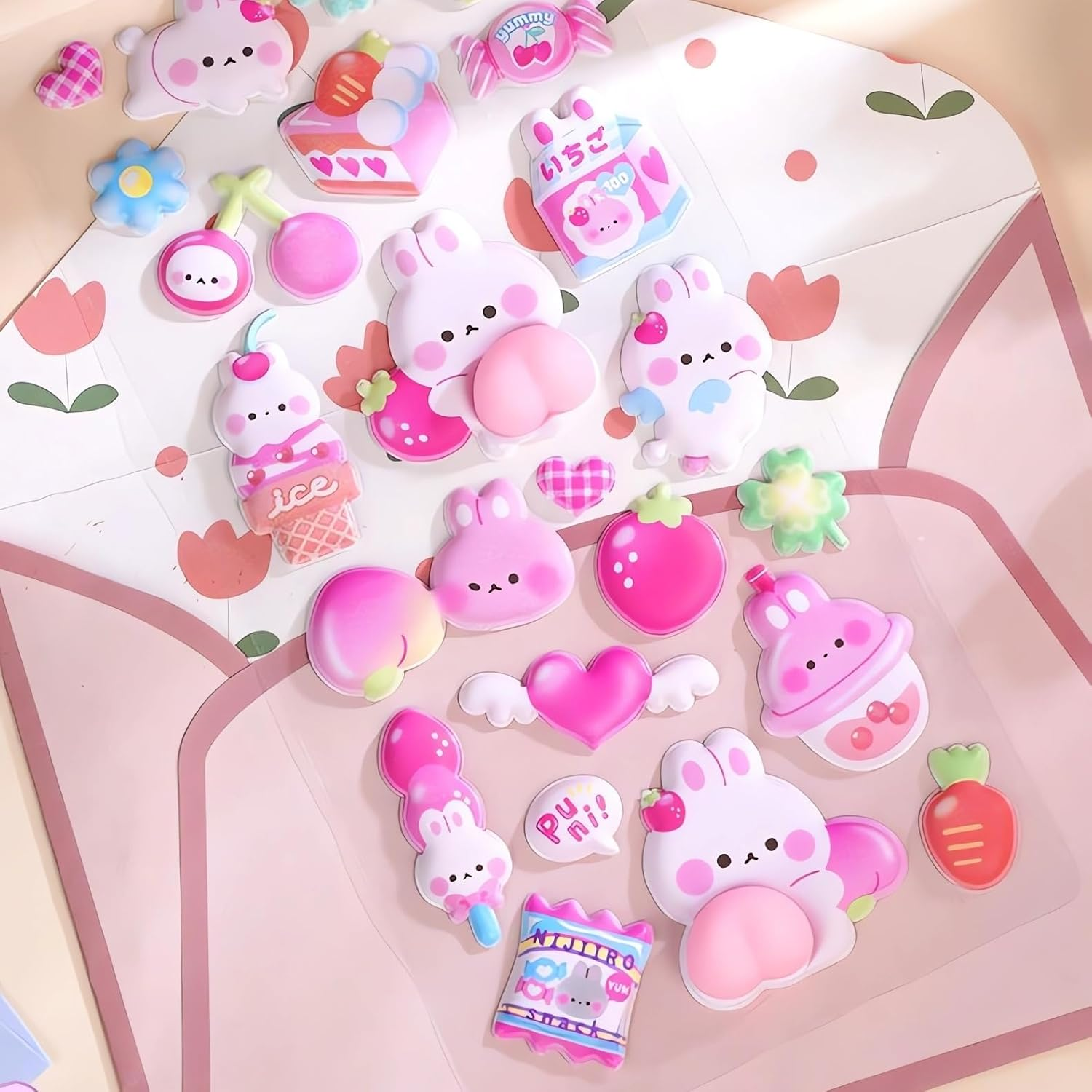Kawaii 3D Puffy Stickers - Image 3